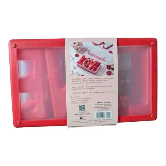 CWC LOVE Snackle Red Box Cook With Color Red Target New - Picture 2 of 2